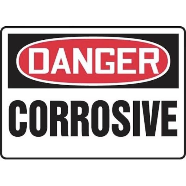 Accuform OSHA DANGER SAFETY SIGN CORROSIVE MCHL223VA MCHL223VA - main